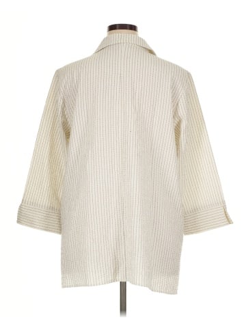 Marla Wynne 3/4 Sleeve Button-Down Shirt (view 2)