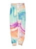 Justice 100% Recycled Polyester Tie-dye Blue Sweatpants Size 10 - photo 1