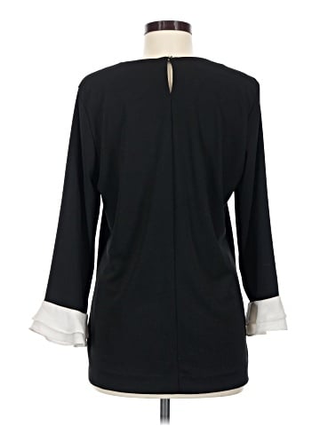 Karl Lagerfeld Paris 3/4 Sleeve Top (view 2)