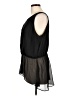 Bisou Bisou 100% Polyester Black Sleeveless Blouse Size L - photo 5