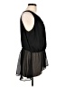 Bisou Bisou 100% Polyester Black Sleeveless Blouse Size L - photo 4