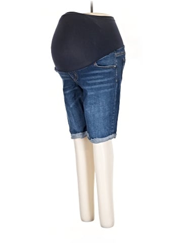 Indigo Blue Denim Shorts (view 1)