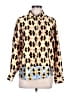 Bailey 44 100% Polyester Print Yellow Long Sleeve Blouse Size M - photo 1