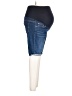 Indigo Blue Blue Denim Shorts Size L - photo 4