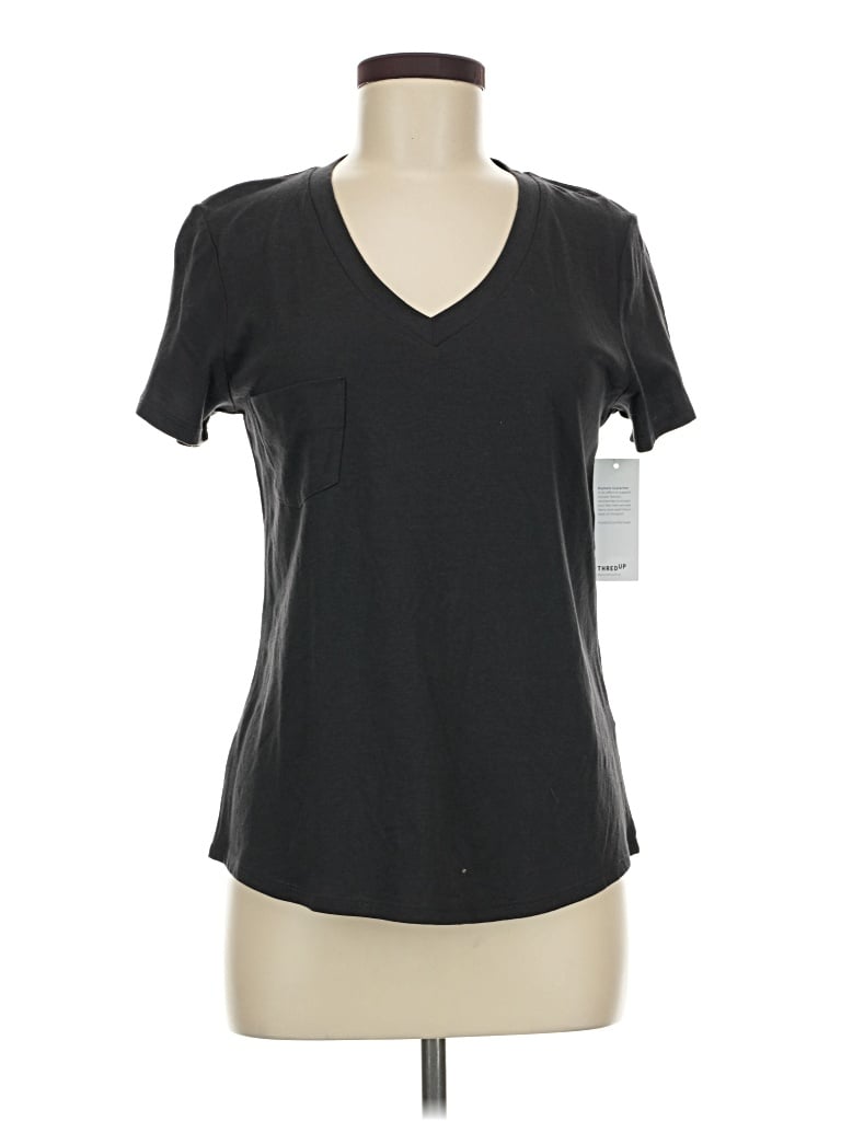 Pre-owned Remade Active T-shirt In Black