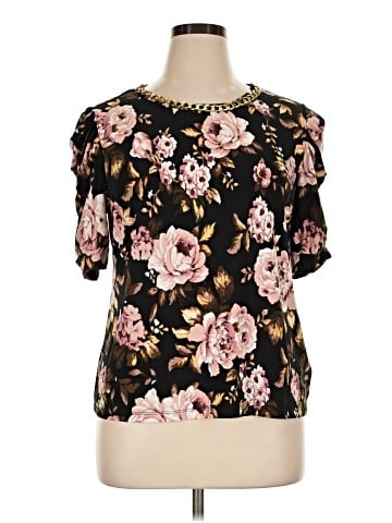 By Design Short Sleeve Blouse (view 1)