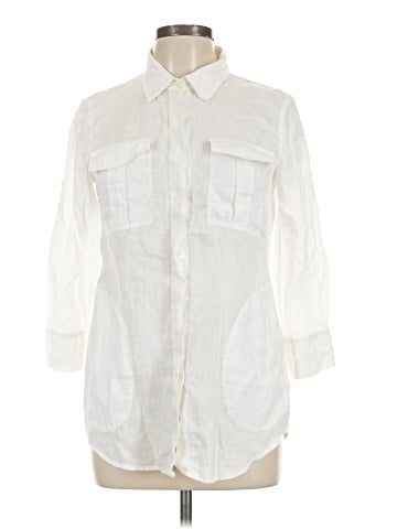 Theory 3/4 Sleeve Button-Down Shirt (view 1)