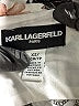 Karl Lagerfeld Paris 100% Polyester Print Silver Long Sleeve Blouse Size XS - photo 7