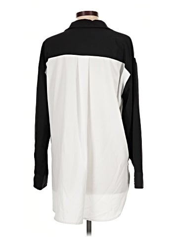 Karl Lagerfeld Paris Long Sleeve Blouse (view 2)