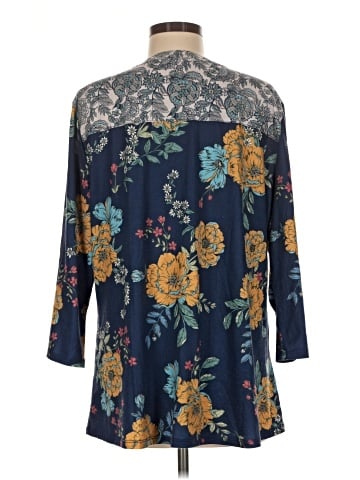 One World 3/4 Sleeve Blouse (view 2)