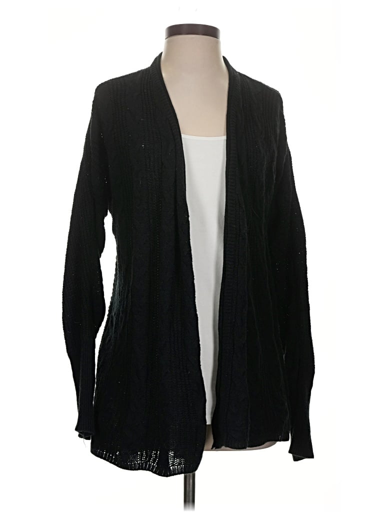 Pre-owned Ultra Flirt Cardigan Sweater In Black