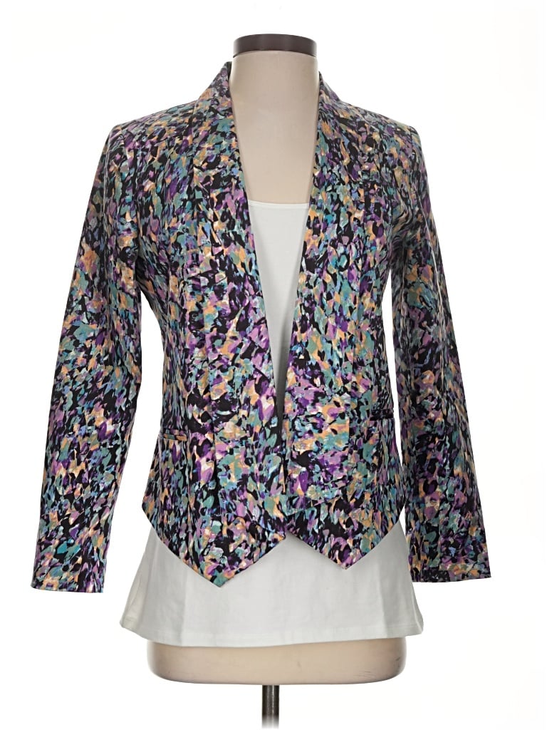 Pre-owned Mossimo Blazer Jacket In Silver