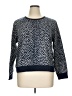 J.Crew Factory Store 100% Cotton Polka Dots Blue Pullover Sweater Size XL - photo 1