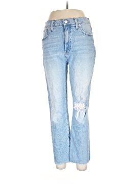 Madewell The Perfect Vintage Jean in Coney Wash: Destroyed Edition (view 1)
