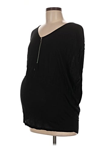 Pink Blush Long Sleeve Henley (view 1)