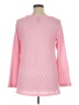 Chelsea & Theodore Chevron-herringbone Pink Pullover Sweater Size XL - photo 2