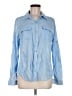 Calvin Klein Blue Long Sleeve Button-Down Shirt Size M - photo 1