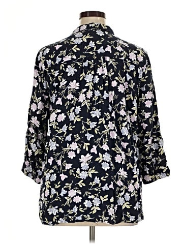 J.Jill 3/4 Sleeve Button-Down Shirt (view 2)
