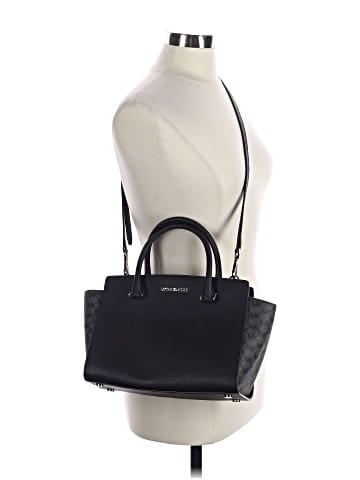 MICHAEL Michael Kors Leather Satchel (view 2)
