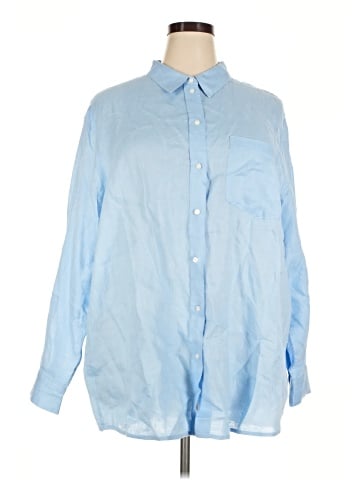 Gap Long Sleeve Button-Down Shirt (view 1)