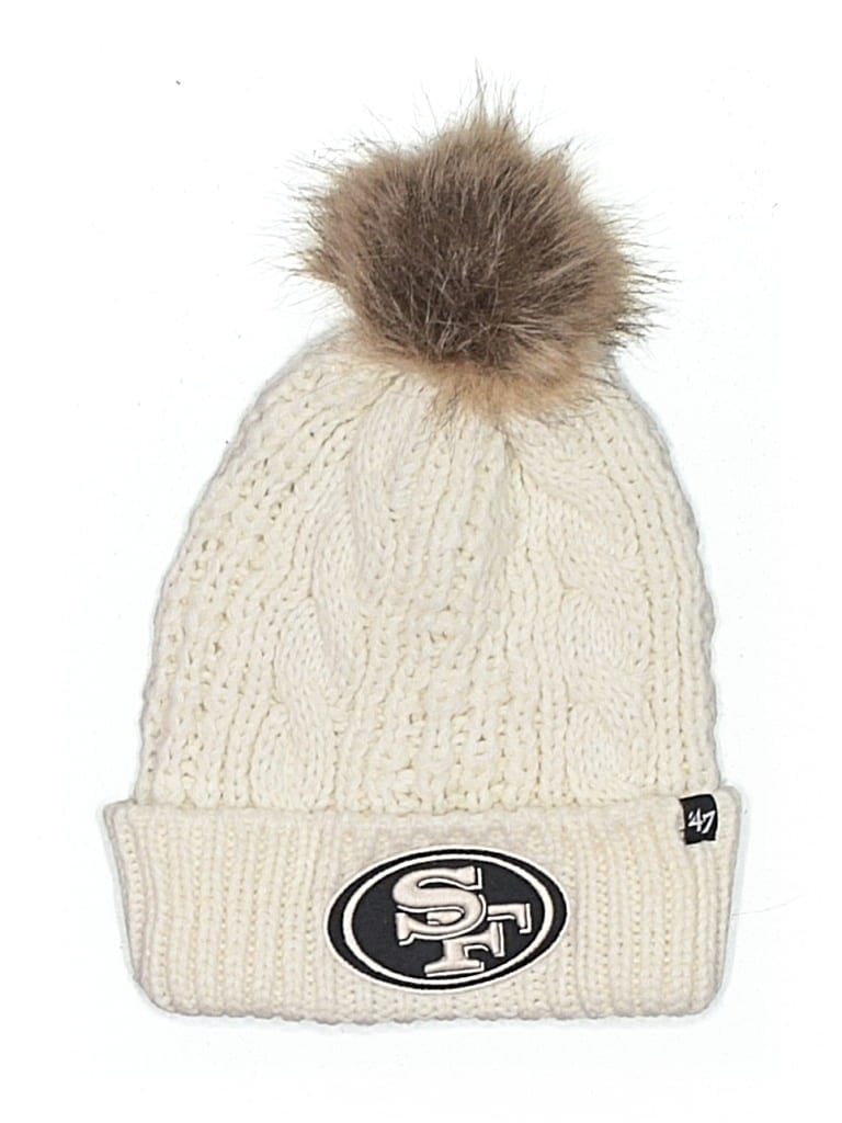 Pre-owned Assorted Brands Kids' Beanie Hat In Ivory