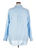 Gap 100% Linen Blue Long Sleeve Button-Down Shirt Size XXL - photo 2