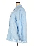 Gap 100% Linen Blue Long Sleeve Button-Down Shirt Size XXL - photo 5