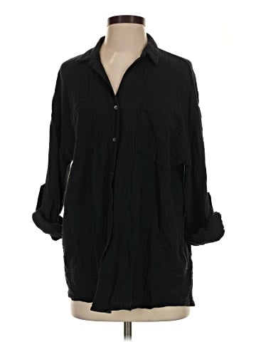 Magaschoni 3/4 Sleeve Button-Down Shirt (view 1)