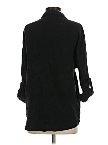 Magaschoni 3/4 Sleeve Button-Down Shirt (view 2)