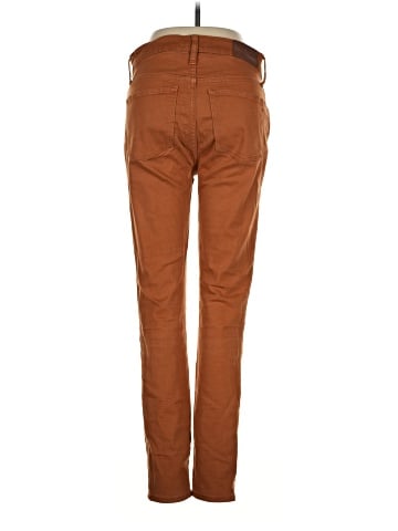 Madewell 9" Mid-Rise Skinny Jeans: Garment-Dyed Button-Front Edition (view 2)