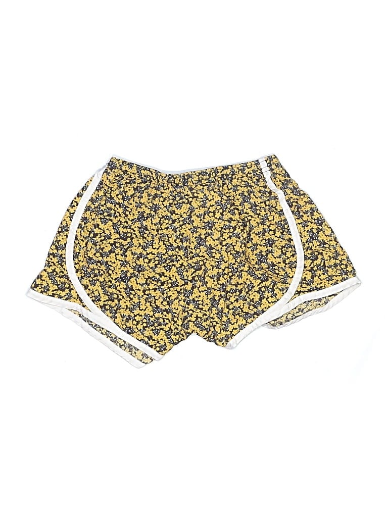 Pre-owned Ann Mashburn Athletic Shorts In Yellow