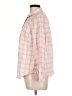 Talbots Checkered-gingham Pink Long Sleeve Button-Down Shirt Size L - photo 5