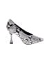 Vince Camuto Animal Print Gray Heels Size 8 - photo 1