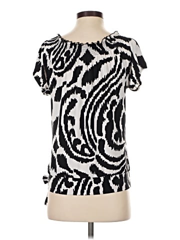 White House Black Market Short Sleeve Blouse (view 2)
