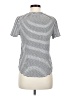 Marled Essentials Stripes Ivory Short Sleeve Turtleneck Size M - photo 2