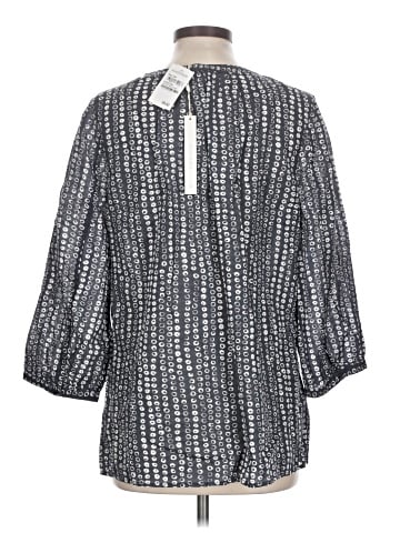 Caslon 3/4 Sleeve Blouse (view 2)