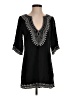 MONORENO Black 3/4 Sleeve Blouse Size S - photo 1