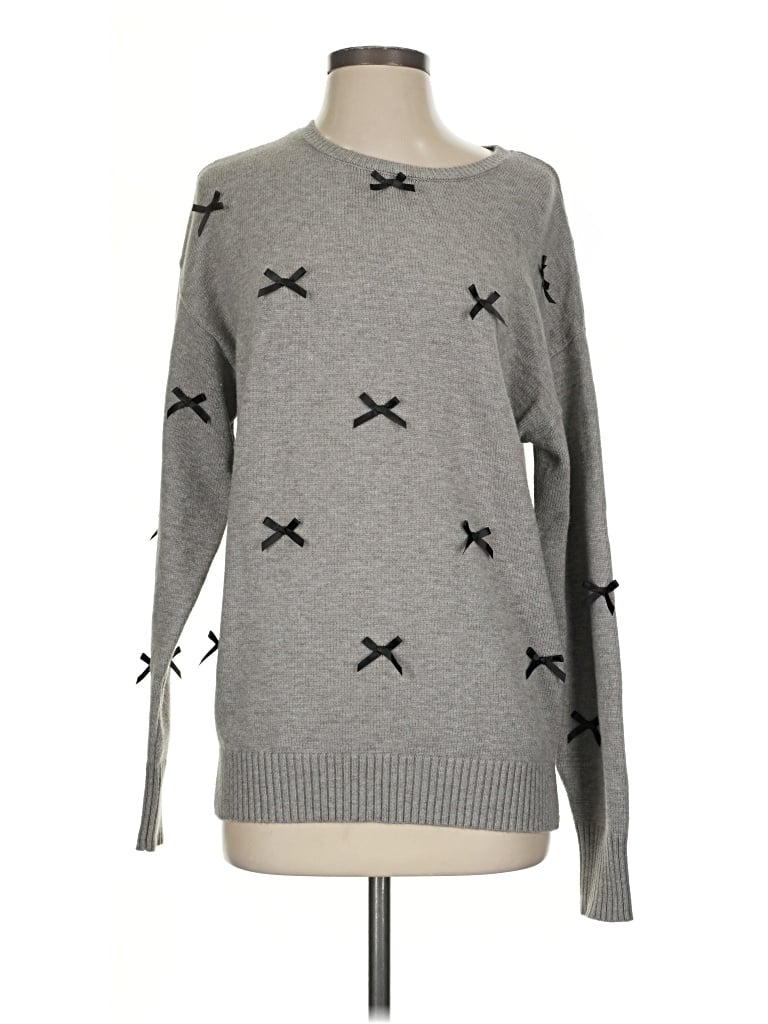 Pre-owned Edikted Pullover Sweater In Gray