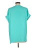 Tahari 100% Polyester Teal Short Sleeve Blouse Size L - photo 2