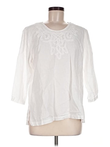 Hot Cotton by Marc Ware 3/4 Sleeve Blouse (view 1)
