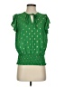 Assorted Brands Green Short Sleeve Blouse Size S - photo 1
