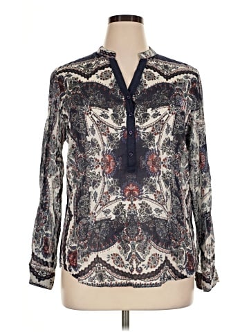 Magazine Long Sleeve Blouse (view 1)