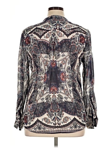 Magazine Long Sleeve Blouse (view 2)