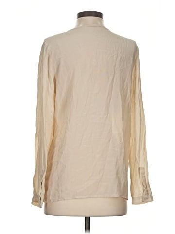 Silence and Noise Long Sleeve Silk Top (view 2)