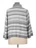 Ruby Rd. 100% Acrylic Stripes Gray Turtleneck Sweater Size XL - photo 2