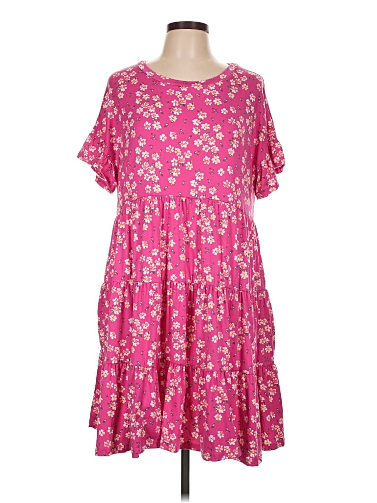 Pre-owned Haptics Casual Dress In Pink