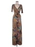 Uptown U.S.A. Paisley Brown Jumpsuit Size M - photo 1