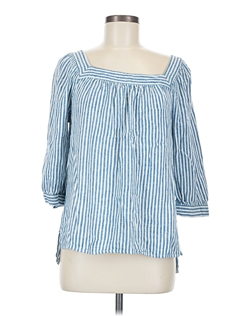 Pre-owned Universal Thread 3/4 Sleeve Blouse In Blue