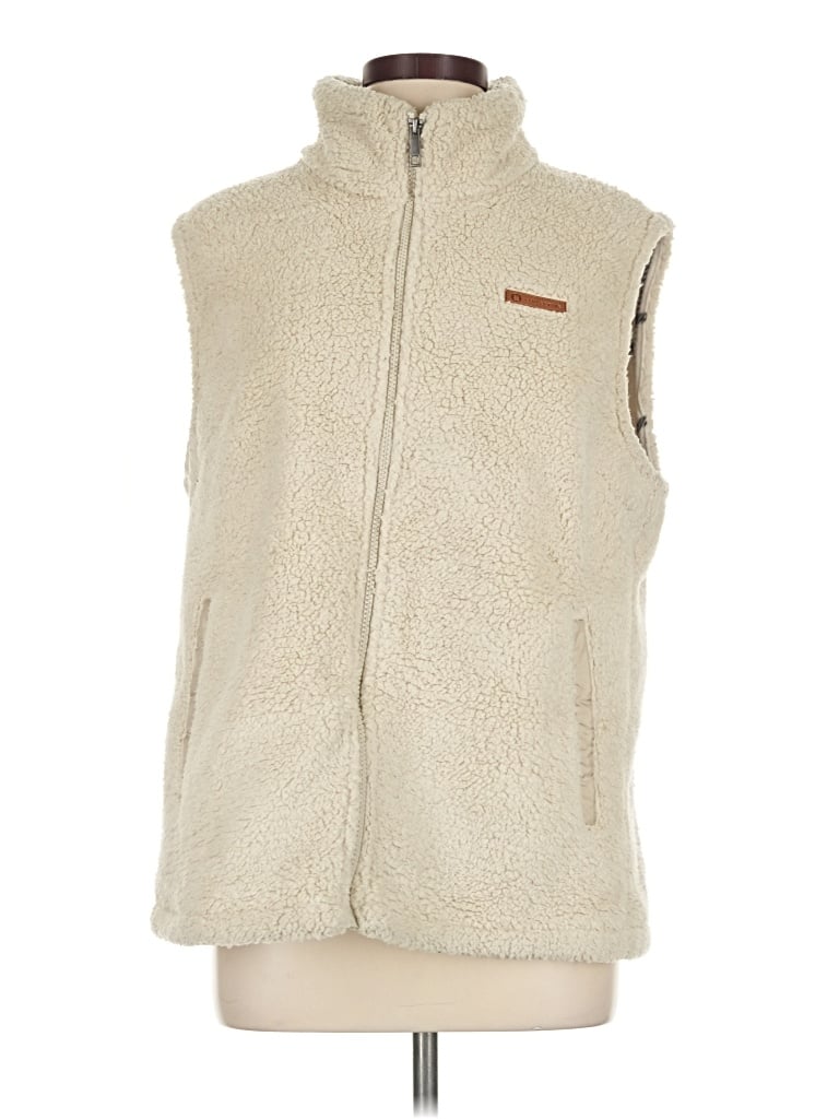 Pre-owned Sage Collective Vest In Ivory