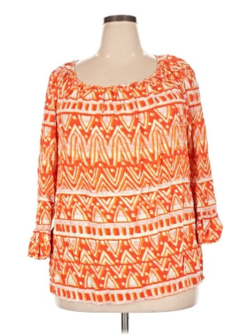 New Directions 3/4 Sleeve Blouse (view 1)